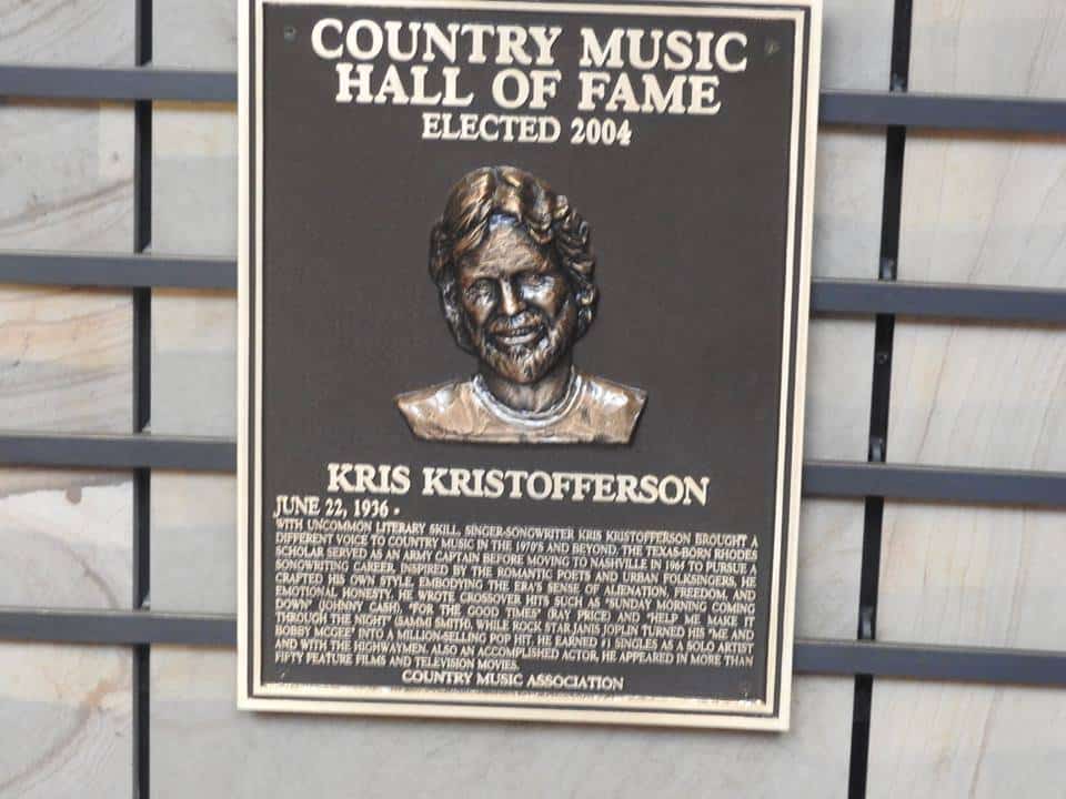 Country Music Hall of Fame Kristofferson