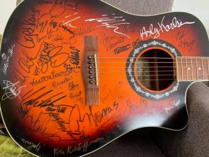 Kristofferson Strangers Autographed Guitar
