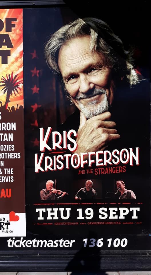 Kristofferson Australia Tour Poster